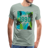 1990 Männer Premium T-Shirt - Graugrün