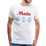 Moin Männer Premium T-Shirt - Weiß