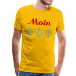 Moin Männer Premium T-Shirt - Sonnengelb