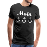 Moin Männer Premium T-Shirt - Schwarz