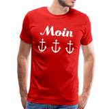 Moin Männer Premium T-Shirt - Rot