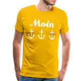 Moin Männer Premium T-Shirt - Sonnengelb