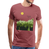 Slow Down Männer Premium T-Shirt - washed Burgundy