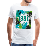 1980 Männer Premium T-Shirt - Weiß