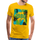 1980 Männer Premium T-Shirt - Sonnengelb