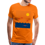 Meer Männer Premium T-Shirt - Orange