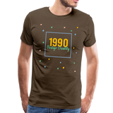 1990 Männer Premium T-Shirt - Edelbraun