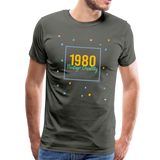 1980 Männer Premium T-Shirt - Asphalt