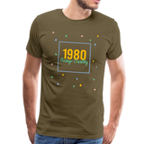 1980 Männer Premium T-Shirt - Khaki