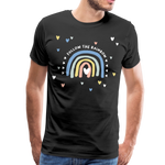 Follow The Rainbow Männer Premium T-Shirt - Schwarz