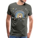 Follow The Rainbow Männer Premium T-Shirt - Asphalt