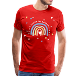 Follow The Rainbow Männer Premium T-Shirt - Rot