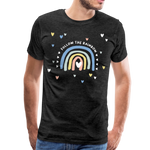 Follow The Rainbow Männer Premium T-Shirt - Anthrazit