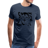 Löwe Männer Premium T-Shirt - Navy