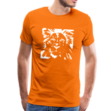 Löwe Männer Premium T-Shirt - Orange