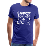 Löwe Männer Premium T-Shirt - Königsblau