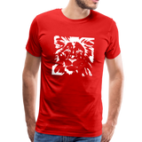 Löwe Männer Premium T-Shirt - Rot