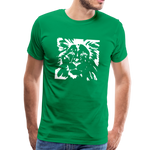 Löwe Männer Premium T-Shirt - Kelly Green