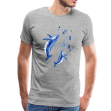 Save The Ocean Männer Premium T-Shirt - Grau meliert