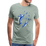 Save The Ocean Männer Premium T-Shirt - Graugrün