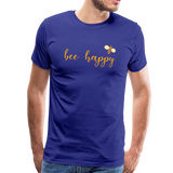 Bee Happy Männer Premium T-Shirt - Königsblau