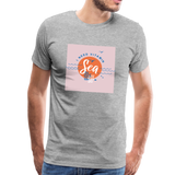 Vitamin Sea Männer Premium T-Shirt - Grau meliert