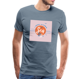 Vitamin Sea Männer Premium T-Shirt - Blaugrau