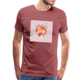 Vitamin Sea Männer Premium T-Shirt - washed Burgundy