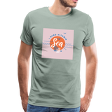 Vitamin Sea Männer Premium T-Shirt - Graugrün