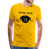 Big Sister Männer Premium T-Shirt - Sonnengelb