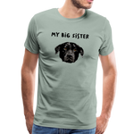 Big Sister Männer Premium T-Shirt - Graugrün