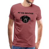 Big Brother Männer Premium T-Shirt - washed Burgundy