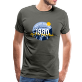 1980 Männer Premium T-Shirt - Asphalt