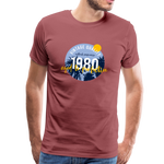 1980 Männer Premium T-Shirt - washed Burgundy