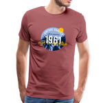 1961 Männer Premium T-Shirt - washed Burgundy
