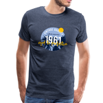 1961 Männer Premium T-Shirt - Blau meliert