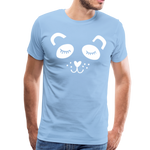 Panda Männer Premium T-Shirt - Sky