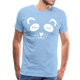 Panda Männer Premium T-Shirt - Sky