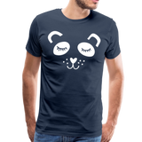 Panda Männer Premium T-Shirt - Navy