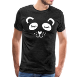 Panda Männer Premium T-Shirt - Anthrazit