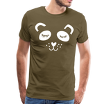 Panda Männer Premium T-Shirt - Khaki