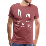 Hase Männer Premium T-Shirt - washed Burgundy