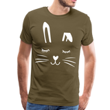 Hase Männer Premium T-Shirt - Khaki