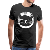 Löwe Männer Premium T-Shirt - Schwarz