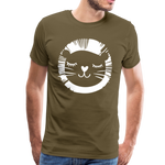 Löwe Männer Premium T-Shirt - Khaki