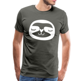 Faultier Männer Premium T-Shirt - Asphalt