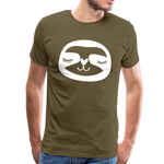 Faultier Männer Premium T-Shirt - Khaki