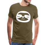 Faultier Männer Premium T-Shirt - Khaki