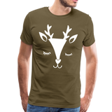 Reh Männer Premium T-Shirt - Khaki