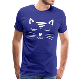 Katze Männer Premium T-Shirt - Königsblau